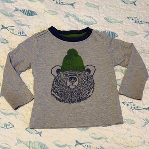 Bear Print Kids long sleeve